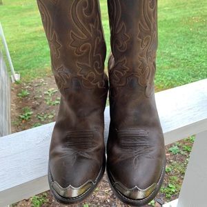 Justin Buck Bay Apache 13” Cowboy Western Boot